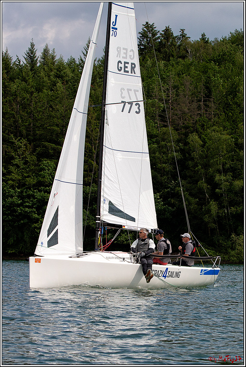 J70 - WOODLAND, 12.06.2021 Segelboot; Segeln; Woodland; Spinnaker; J70; Sorpesee; Sauerland